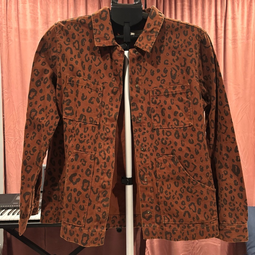 Universal Thread Leopard Print Jacket NWT - image 1